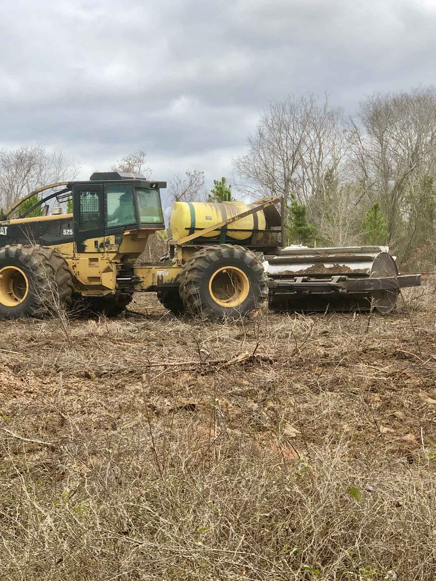 Pulaski County, GA -  Reforestation Drum Chopping